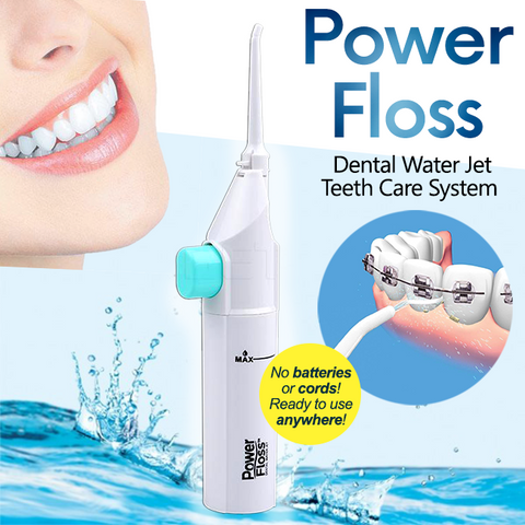 جهاز تنظيف الأسنان على شكل نبضات بديل الخيط Power Floss